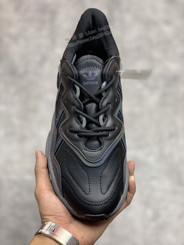 Adidas男鞋 QUP-HZ-101838 阿迪達斯Adidas Ozweego三葉草復古老爹鞋  hdx13329